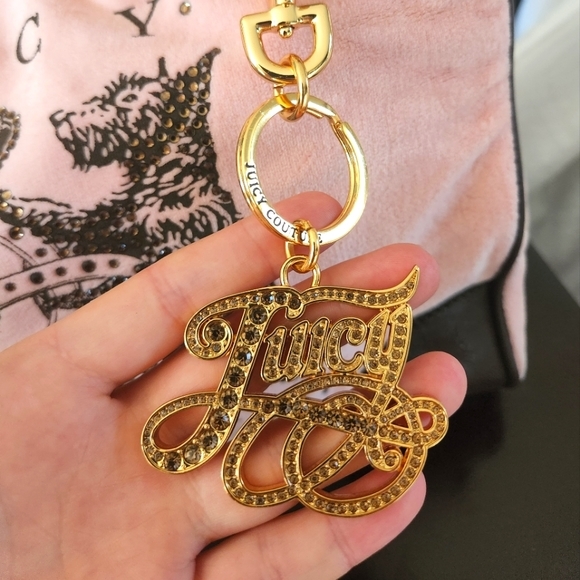 SOLD Juicy Couture NEW pink velour daydreamer bag purse nwt nardels - Picture 7 of 11